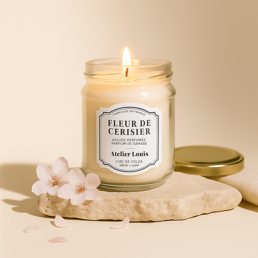 Cherry blossom scented candle