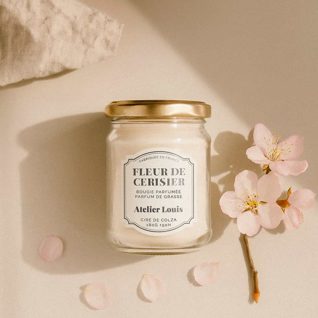 Cherry blossom scented candle