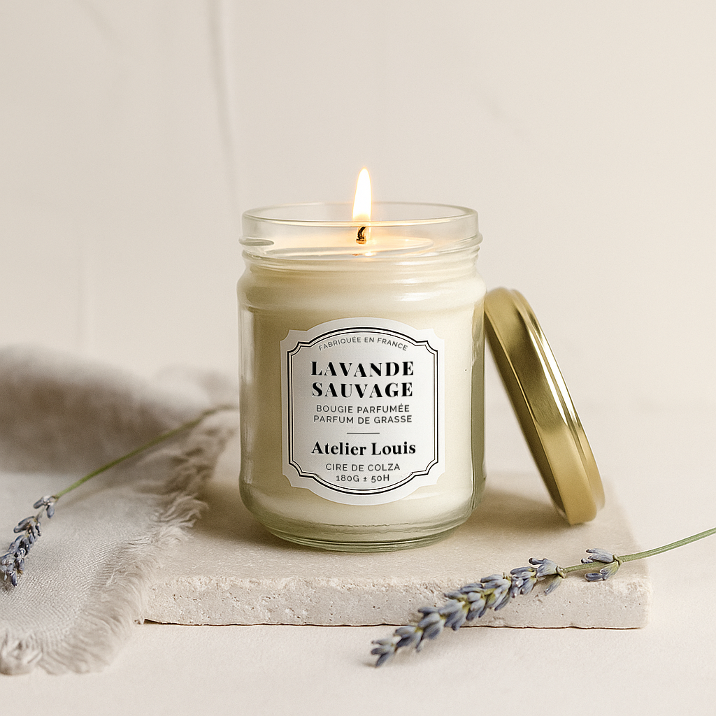 Bougie parfumée Lavande Sauvage