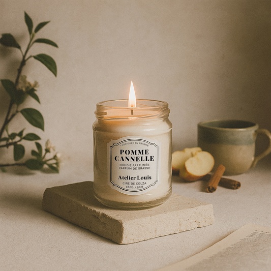 Bougie parfumée Pomme Cannelle