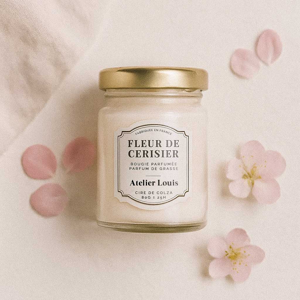 Cherry blossom scented candle