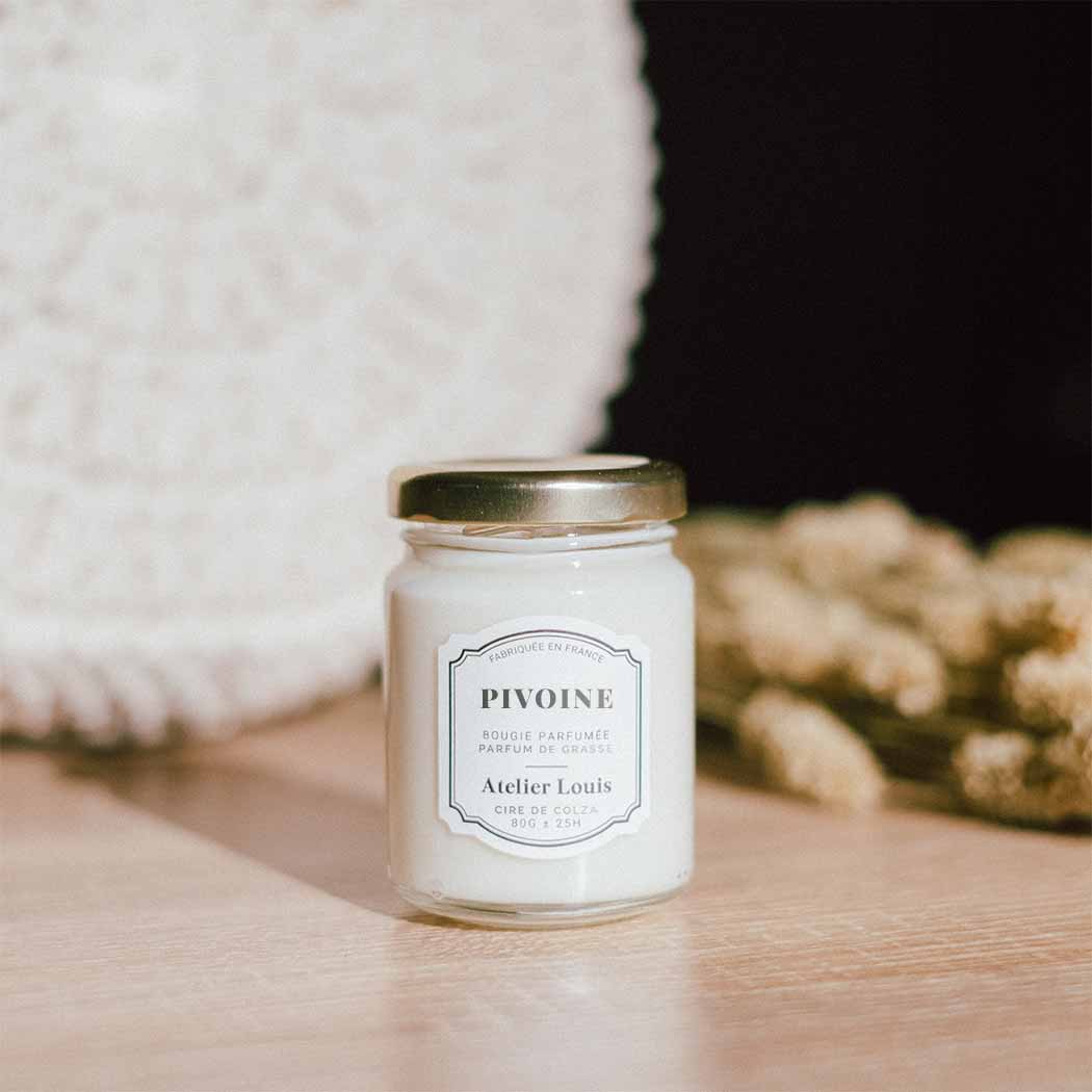 Bougie Parfumée Pivoine-Atelier Louis
