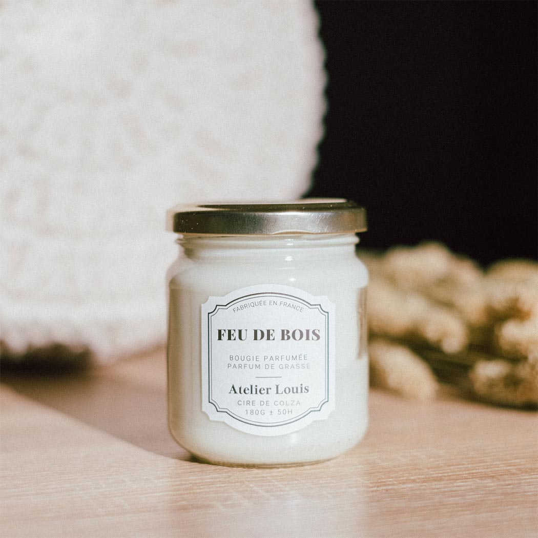 Bougie Parfumée Feu de bois-Atelier Louis