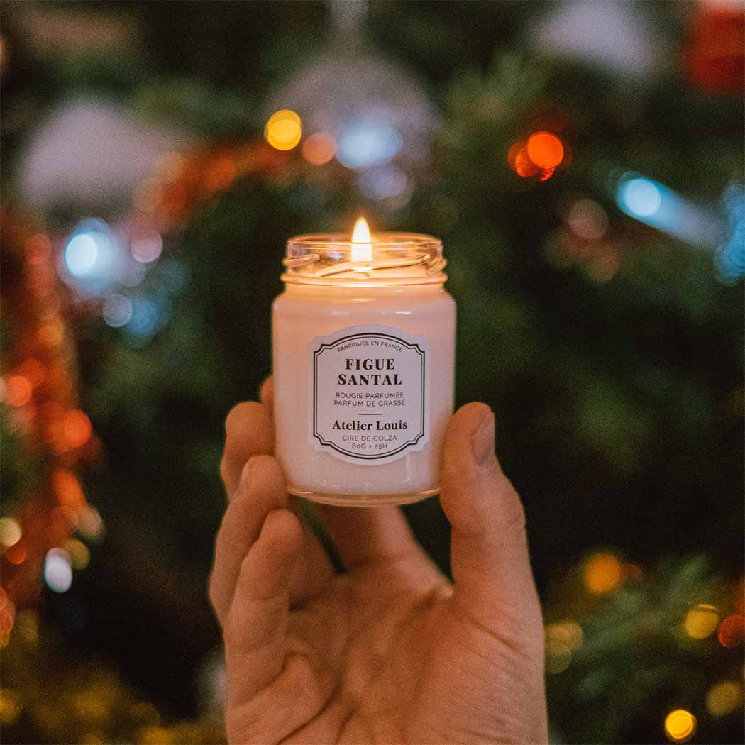 Bougie Parfumée Figue & Santal-Atelier Louis