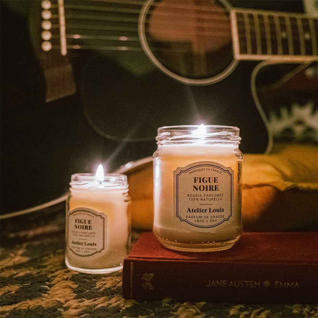 Bougie Parfumée Figue Noire-Atelier Louis
