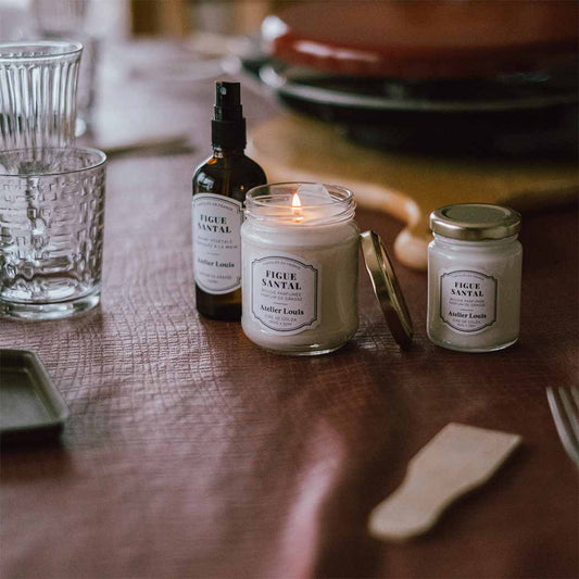 Bougie Parfumée Figue & Santal-Atelier Louis