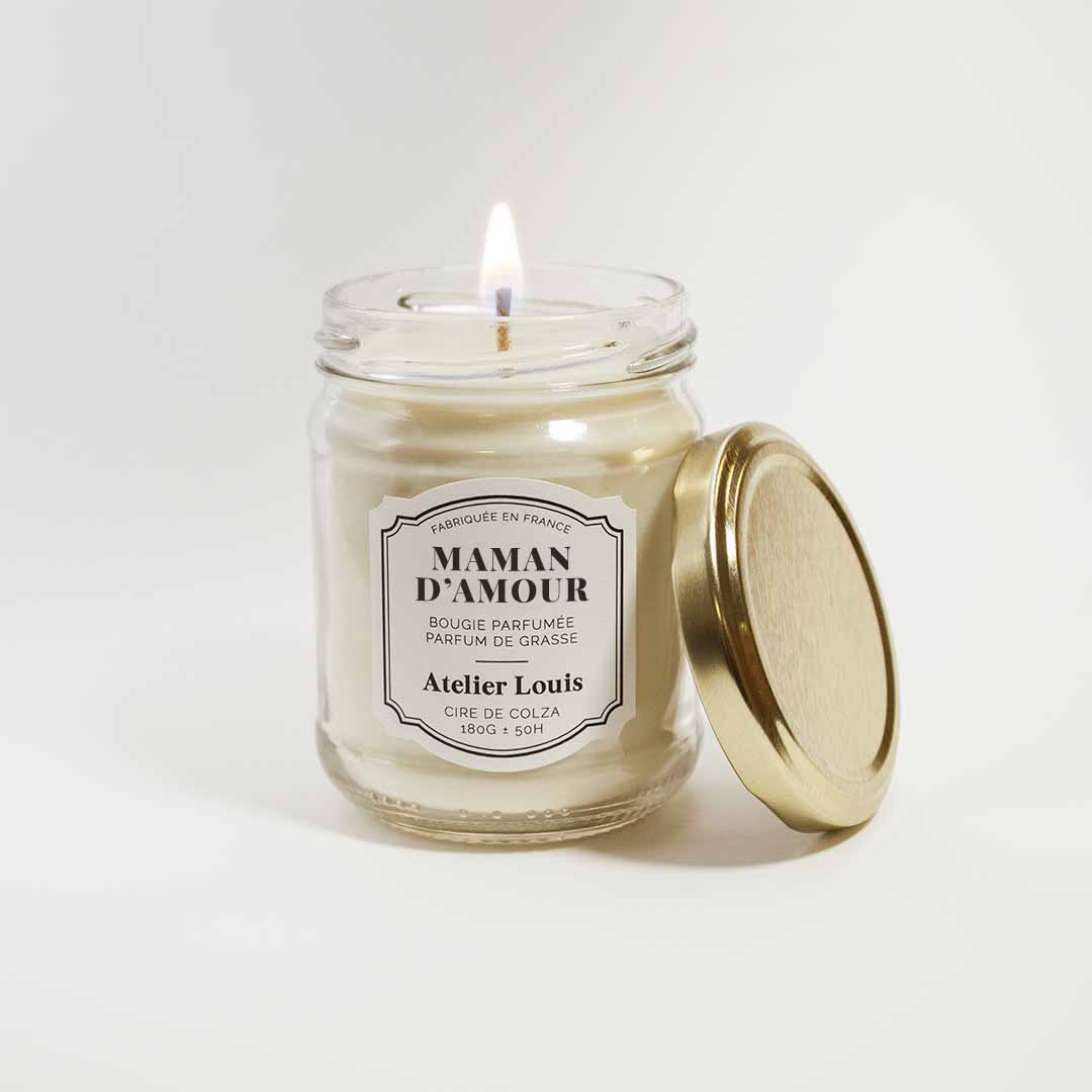 Bougie Parfumée Maman D'amour ♥︎-Atelier Louis