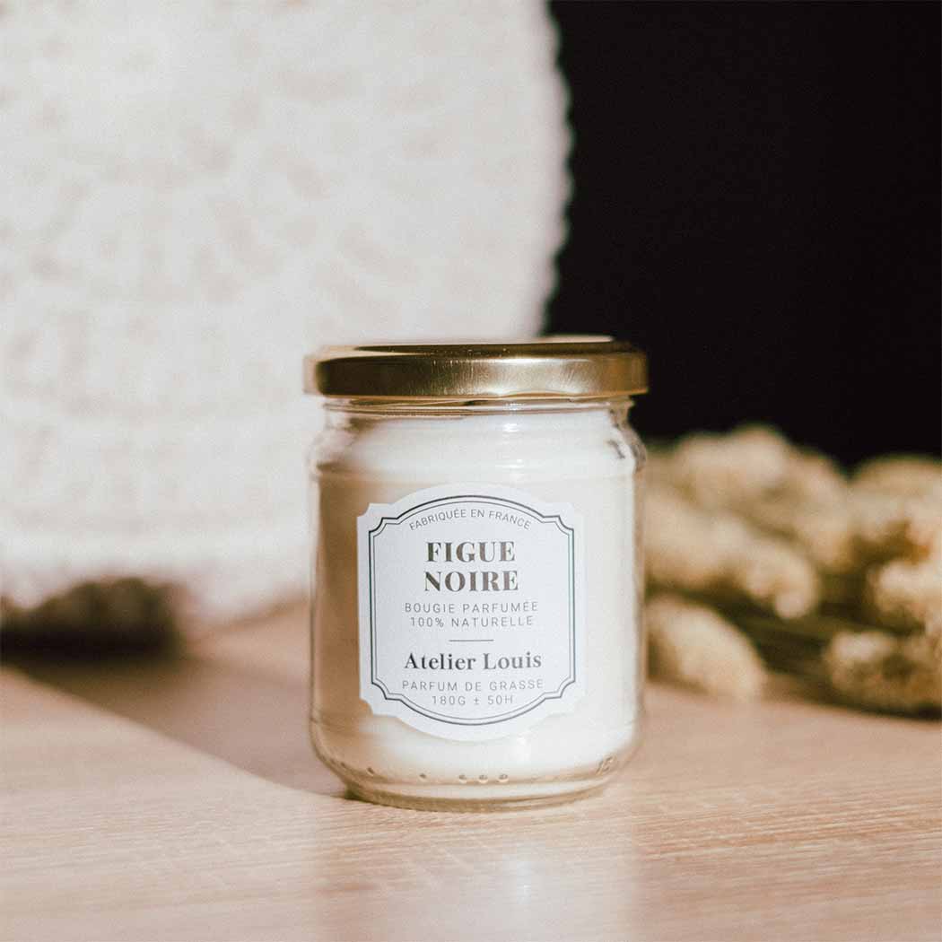 Bougie Parfumée Figue Noire-Atelier Louis