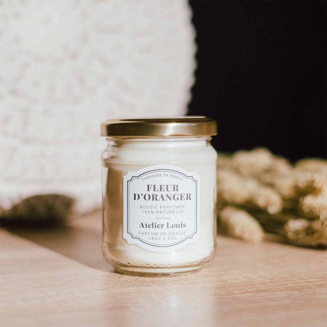Bougie Parfumée Fleur d'Oranger-Atelier Louis