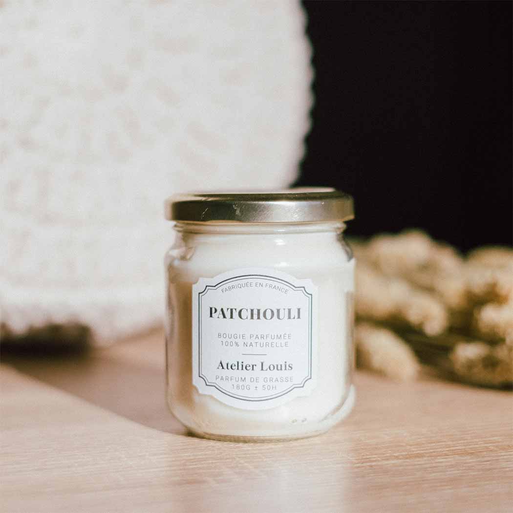 Bougie Parfumée Patchouli-Atelier Louis