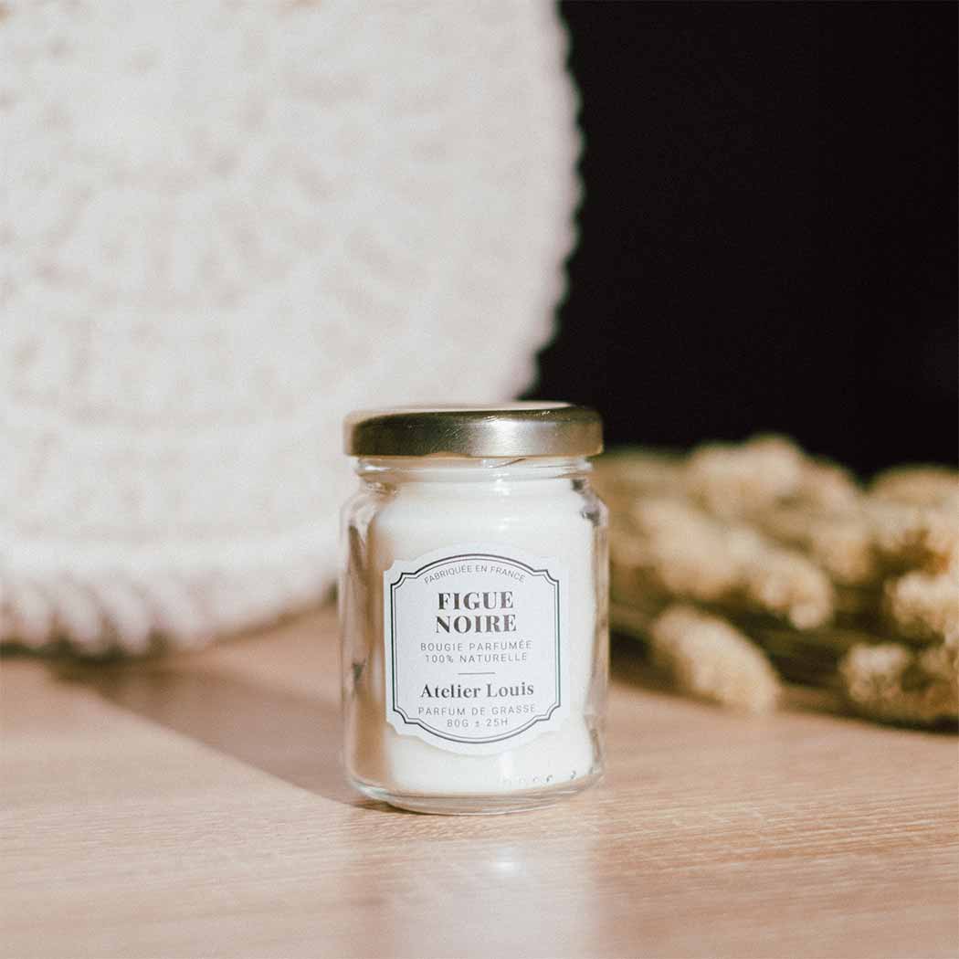 Bougie Parfumée Figue Noire-Atelier Louis