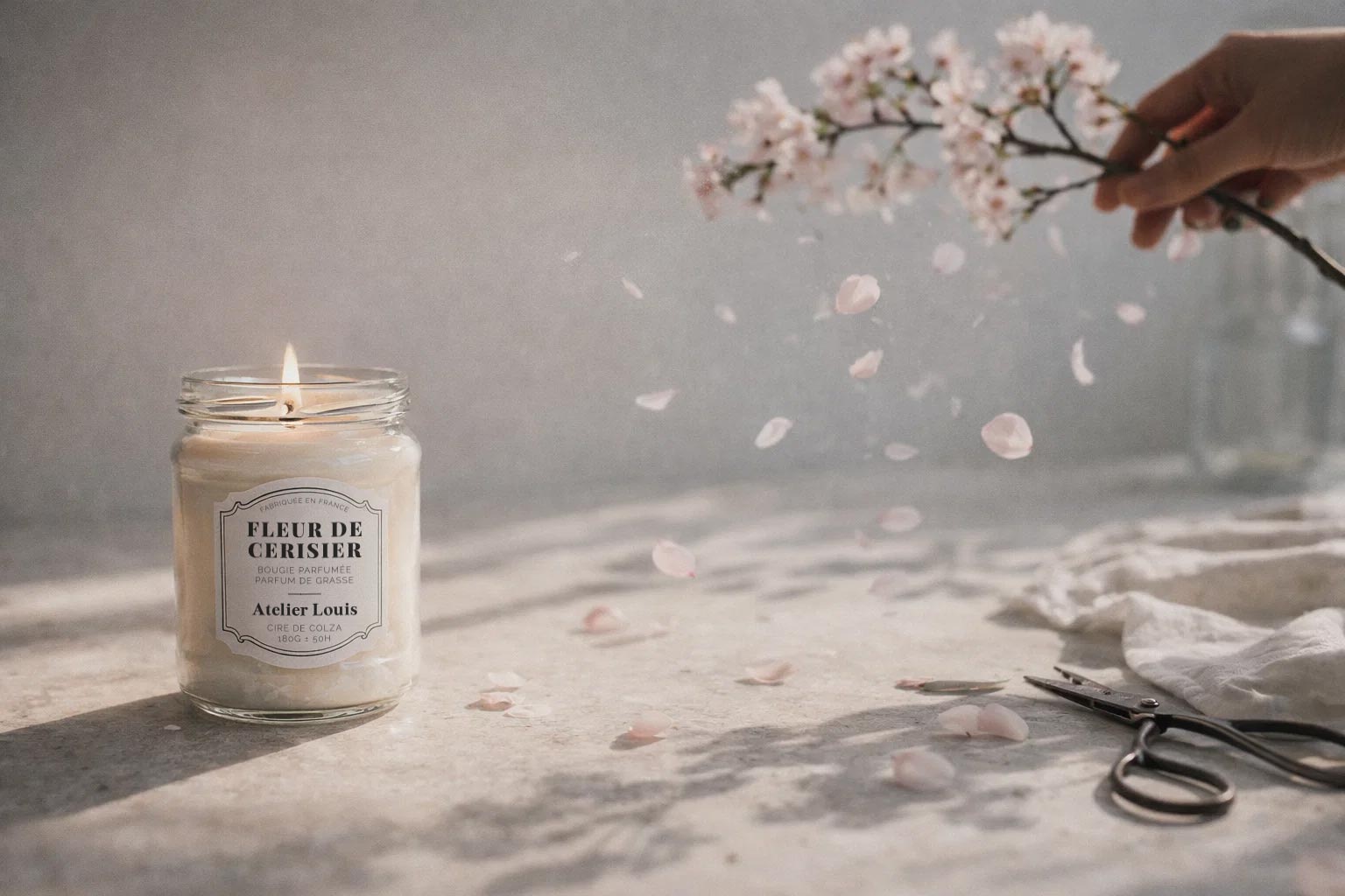 Bougie naturelle Atelier Louis