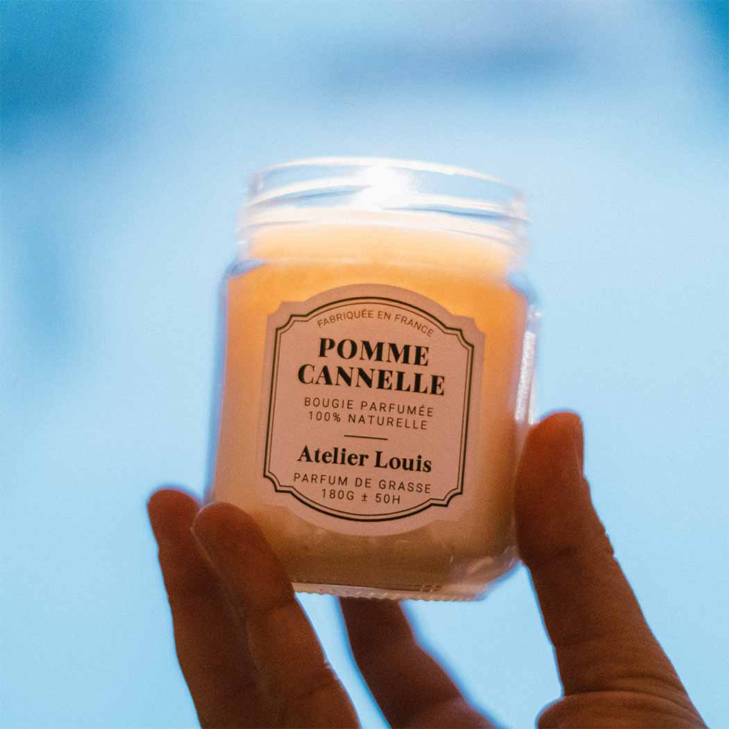 Bougie parfumée Pomme Cannelle