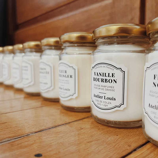 Bougie Naturelle Parfumée Figue et Santal – Atelier Louis